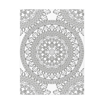 Mandala Coloring Poster - Version 5 - mimoody.com